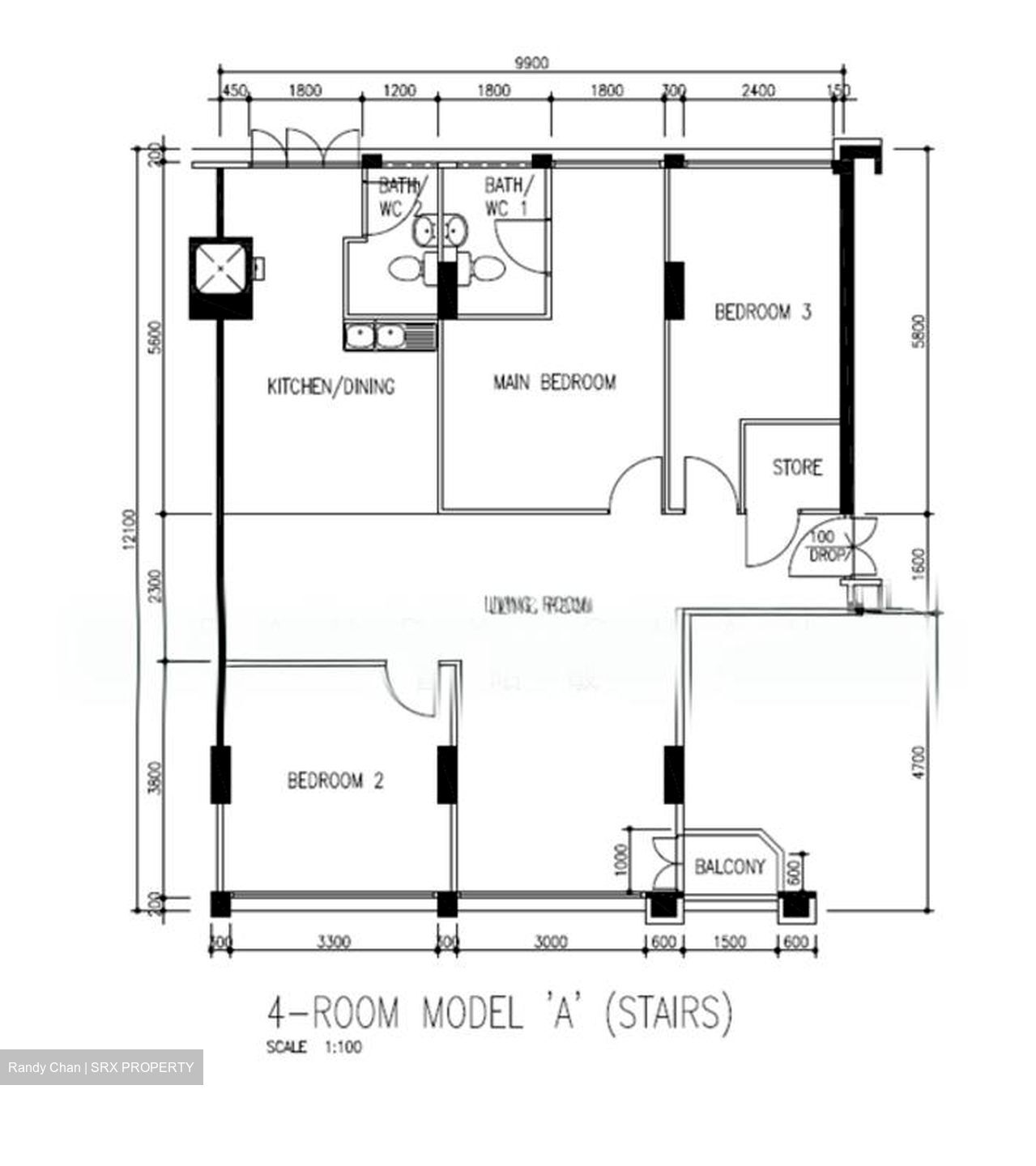 Blk 438 Hougang Avenue 8 (Hougang), HDB 4 Rooms #576832051